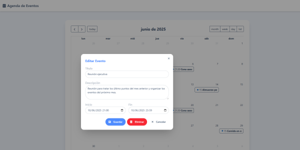 Calendario de Eventos
